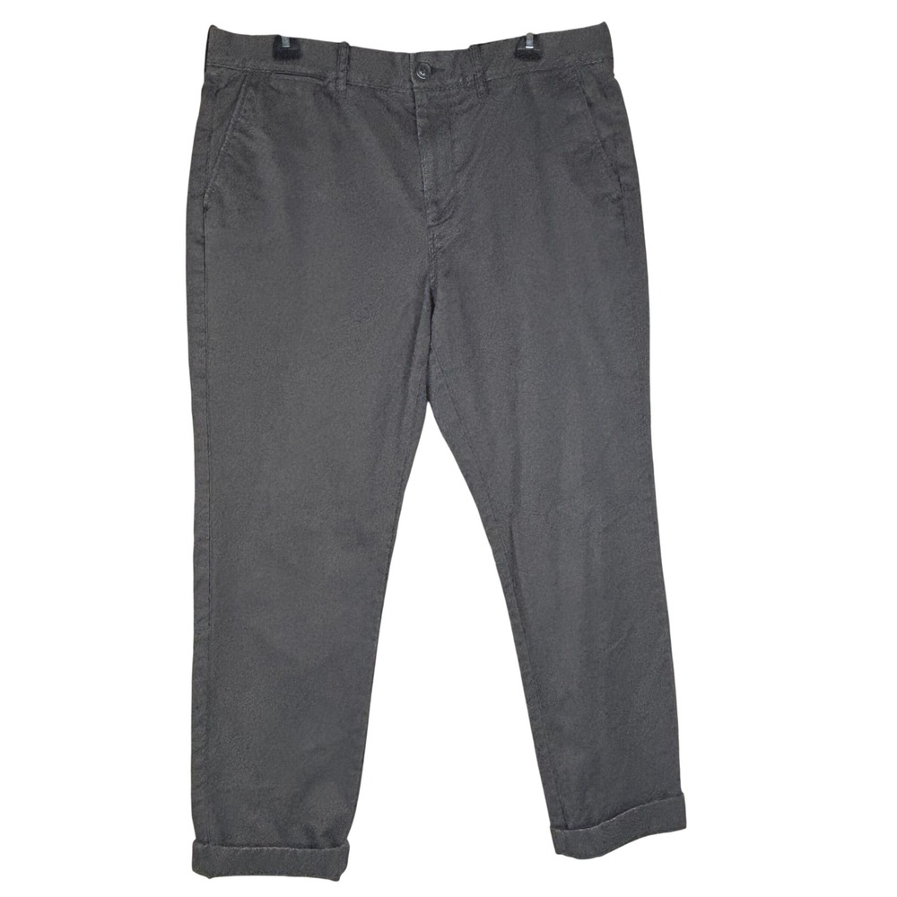 J.Crew Pants 770 Straight Mens 34x30 Gray Cotton Twill Chino Casual Trousers